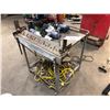 Image 1 : METAL MOBILE CART WITH BUILT-IN METAL BRAKE