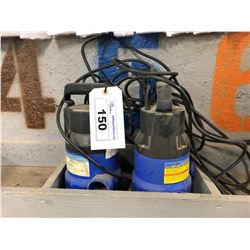 PAIR OF CHICAGO 1/2 HP SUMP PUMPS