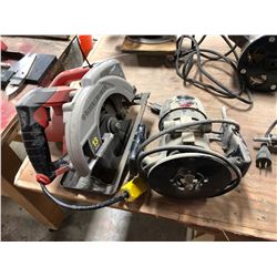 BLACK & DECKER 13 AMP CIRCULAR SAW & CRAFTSMAN ROUTER