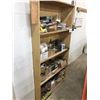 Image 1 : WOODEN SHELF WITH ASSORTED DRILL/AUGER BITS, COIL NAILS & MORE