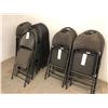 Image 1 : 23 METAL FRAMED FOLDING CHAIRS & REMAINING CHAIRS IN ROOM