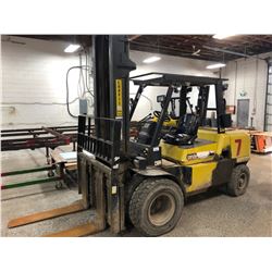 CATERPILLER MODEL DP50K 2 STAGE 11,000 LB CAPACITY DIESEL FORKLIFT WITH SIDE SHIFT