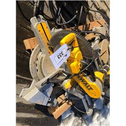 DEWALT DWS780 12 INCH  DOUBLE BEVEL SLIDING COMPOUND MITRE SAW