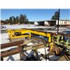 Image 3 : MASSIVE TIMBER NOTCHING SYSTEM WITH 2 X 12 FT ROLLER CONVEYORS, 15 HP CUSTOM SINGLE HEAD NOTCHER,