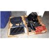 Image 1 : 2 TRAYS OF PURSES AND SHOES