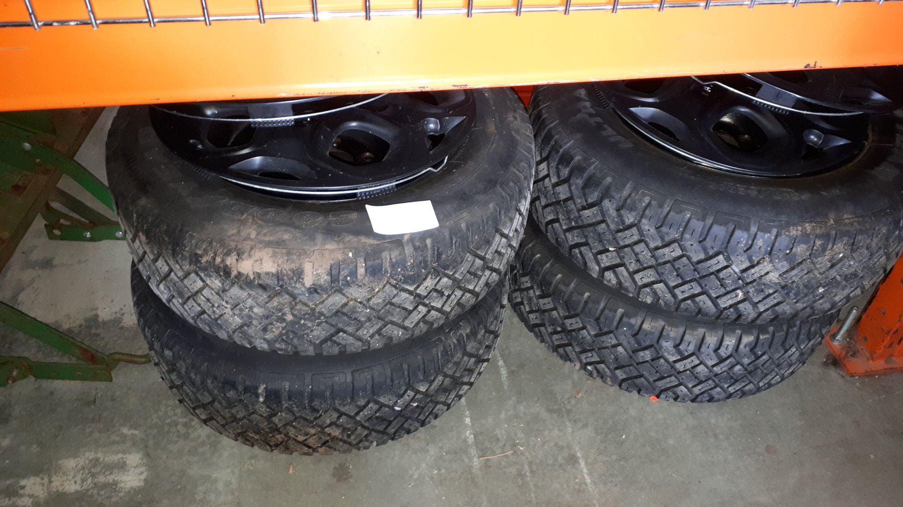 SET OF 4 ULTRA GRIP GOOD YEAR 215/65R15 TIRES ON 5 BOLT RIMS AND 17 ...