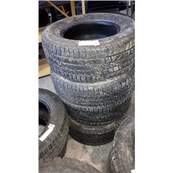 4 WIDE TRACK TIRES 2 215/60R14 AND 2 235/60R14