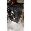 Image 1 : BLACK 2 DRAWER FILING CABINET