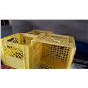 Image 2 : 3 YELLOW CRATES