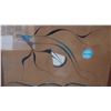 Image 2 : ISAAC BIGNALL SIGNED PRINT NATIVE HAWK IN BLACK FRAME