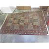 Image 1 : 5FT FRINGED RED AREA CARPET