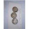 Image 1 : 3 CONSECUTIVE SILVER 50CENT PIECES