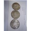 Image 2 : 3 CONSECUTIVE SILVER 50CENT PIECES