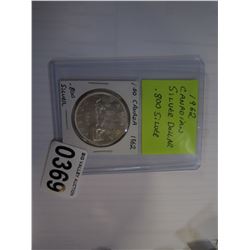 1962 CANADIAN SILVER DOLLAR .800