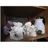 Image 2 : CERAMIC SKULL PLANTERS AND VASE