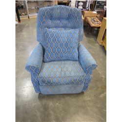 BLUE LAZY BOY RECLINER