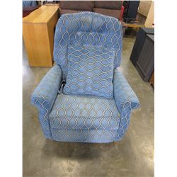 BLUE LAZY BOY RECLINER