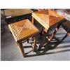 Image 2 : 2 BAMBOO NESTING PLANT STAND