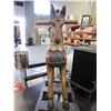 Image 2 : WOOD CARVED ROCKING HORSE