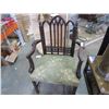 Image 1 : ANTIQUE CARVED ARMCHAIR