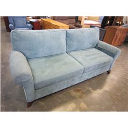 BLUE PILLOW BACK SOFA