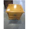 Image 1 : 2 DRAWER PINE NIGHTSTAND