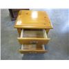 Image 2 : 2 DRAWER PINE NIGHTSTAND