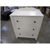 Image 1 : WHITE 3 DRAWER DRESSER