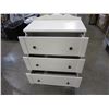 Image 2 : WHITE 3 DRAWER DRESSER