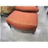 Image 2 : VINTAGE WOODFRAMED ARMCHAIR AND OTTOMAN