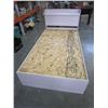 Image 1 : SINGLE SIZE PALLISAR BED FRAME W/ STORAGE