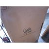 Image 2 : NEW ASHLEY WHITE CARVED 5 DRAWER CHEST, MINOR FREIGHT DAMAGE RETAIL $799