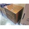 Image 2 : 2 DRAWER DARK FINISH WOOD FILING CABINET