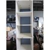 Image 3 : TALL WHITE CUPBOARD WITH BLUE DOOR
