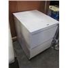 Image 1 : WHITE 2 DRAWER NIGHTSTAND
