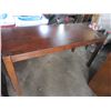 Image 2 : ASHLEY DARK FINISH CONSOLE TABLE, FLOOR MODEL, RETAIL $499