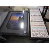 Image 1 : IN THIS HOUSE INSPIRATIONAL WALL ART 14" X 38" X 12" AND NEW 30" X 25" POWER OF BELIEF WALL ART