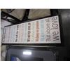 Image 2 : IN THIS HOUSE INSPIRATIONAL WALL ART 14" X 38" X 12" AND NEW 30" X 25" POWER OF BELIEF WALL ART