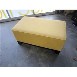 YELLOW STYLUS OTTOMAN