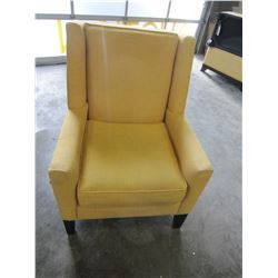 YELLOW STYLUS ACCENT CHAIR