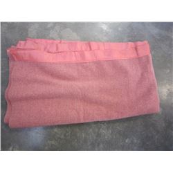 KENWOOD PURE WOOL PINK BLANKET