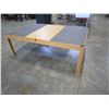 Image 2 : TILE TOP COFFEE TABLE W/ STORAGE AND SLIDE OUT TRAYS