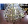 Image 2 : BRASS AND GLASS HANGING LAMP