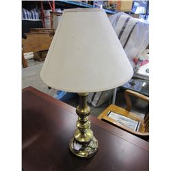 BRASS LAMP W/ SHADE