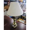 Image 1 : BRASS LAMP W/ SHADE