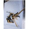 Image 1 : HAND CARVED WELL DETAILED WARRIOR PUPPET W/ MASK AND ACCESSORIES