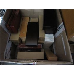 BOX OF MAGNETIC WOODEN CASES