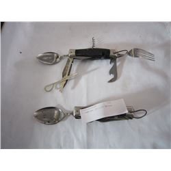 2 CAMPING UTILITY KNIVES