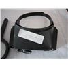 Image 2 : JEWELERS MAGNIFIED VISOR AND LIGHTED MAGNIFYING GLASS
