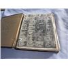 Image 2 : BLACK VINTAGE BINDER WITH NEWSPAPER CLIPPINGS OF OLD HOCKEY PLAYERS